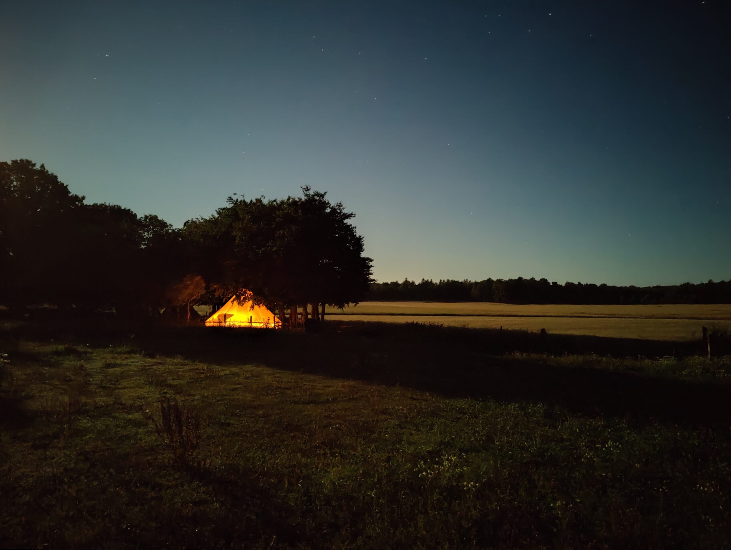 Overnatning på Højlyngsstien